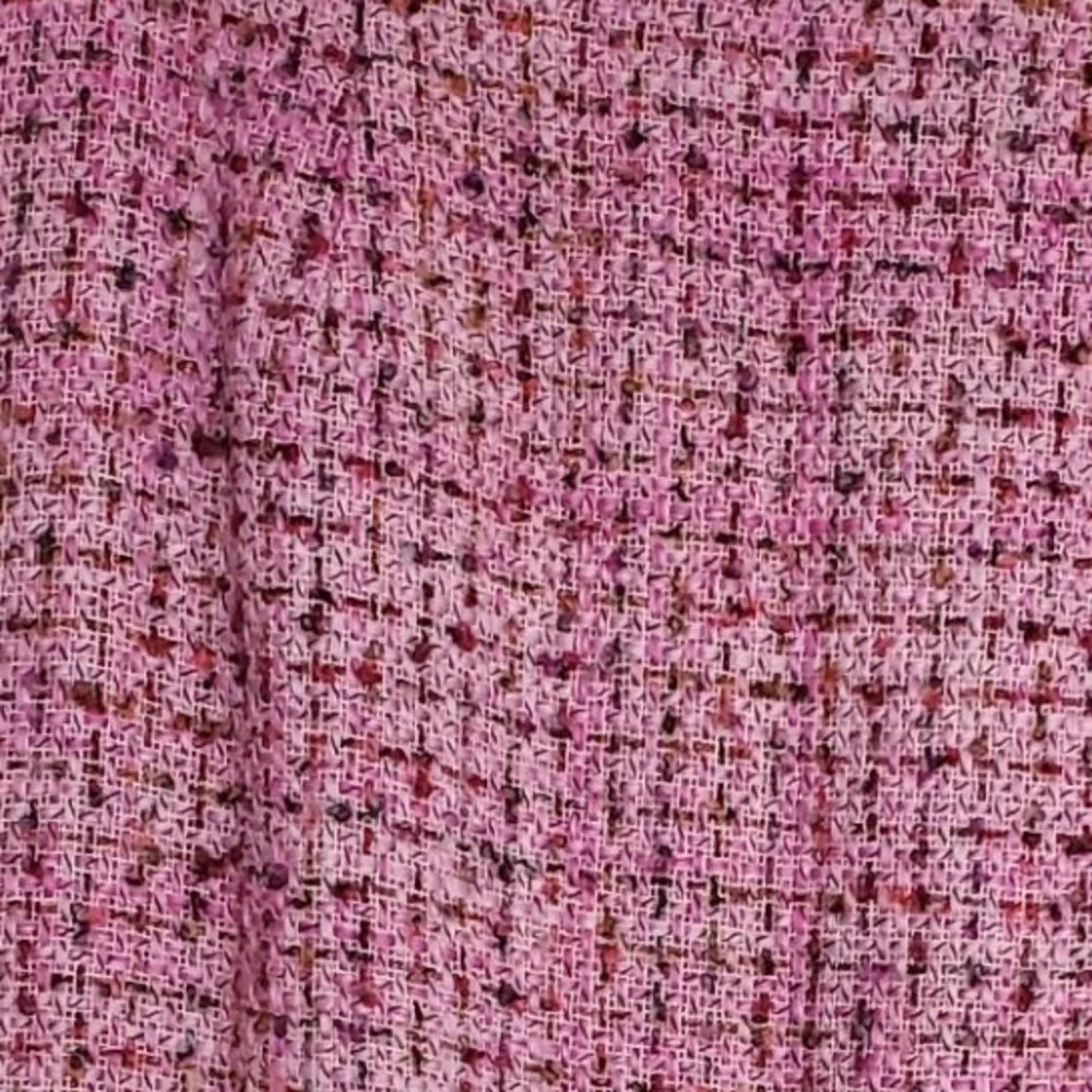 Talbots Tweed Pencil Skirt Pink Wool Blend Professional Career Classic Size 8